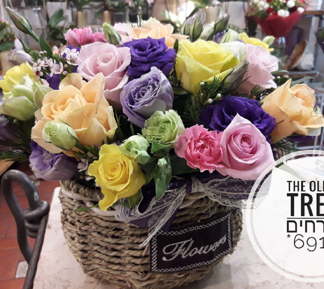 סידור שולחני בסלסלה