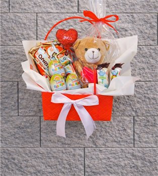 מיני תיק קינדר ודובון